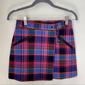 NWOT Urban Outfitters Wrap Skirt in Plaid